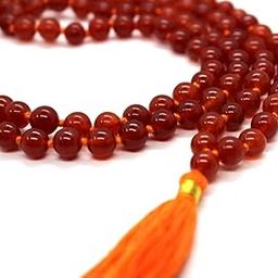 Healing Red Onyx Mala | Natural Stone Beads for Energy Balance and Spiritual Growth | Rudraksha And Gemstone Store-image-6