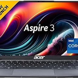 acer Aspire 3 Intel Core i7 12th Gen 1255U - (16 GB/1 TB SSD/Intel Integrated Iris Xe/Windows 11 Home, MS Office) A324-51 Thin and Light Laptop (14 Inch Full HD IPS Display, Steel Gray, 1.45 Kg)-image-1
