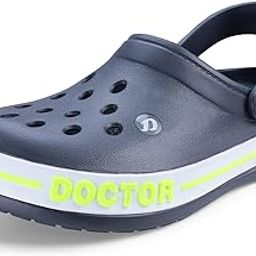 Men's Ultra Soft Casual Clogs/Sandals with Adjustable Back Strap for Adult | Comfortable | Light Weight | Stylish & Anti-Skid | Waterproof & Everyday Use Mules for Gents & Boys D-502-36