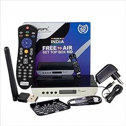 LRIPL HD Set Top Box MPEG4 Free Dish with Wi-fi Function -YouTube Recording Function (Including WiFi Antena and Set top Box Stand Wall Mount)-13