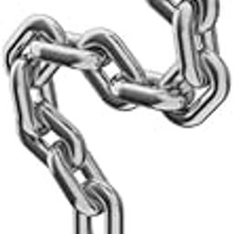 INTERLINK CHAIN - Pure Titanium Steel Ear Crawler Hook Pin Cuff Earrings for Men & Boys-image-99