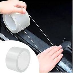 VIHM High Gloss Anti Scratch Transparent 5D Carbon Fiber Paint Protection Film/PPF Tape Car Bumper Door Edge Guards Scratch Cover Sticker Protection & Decoration Waterproof Tape (5CM � 5Meter)-picture-25