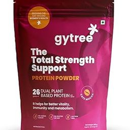Gytree Protein Powder For Women|Vegan Dual Plant-Based Protein|26 Gm Of Pea & Brown Rice Protein|Helps Reduce With Weight Loss, Helps Reduce Bloating, Boosts Immunity & Metabolism(Cafe Mocha, 500G)-12