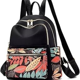 Ethnic Style Waterproof Oxford Backpack | Ladies Fashion Travel Canvas Bag | Large Capacity Nylon Collage Bagpack | Girls Printed Laptop Backpack-image-76