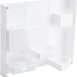 UJEAVETTE Foldable Pencil Organizer Stationery Container for Office Desktop Home White-image-13