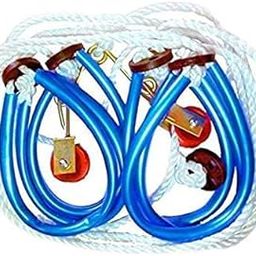 Kesariyaji Yoga and Gym Rope, (WB-Veda-6505, Multicolour)-image-18