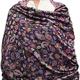 Kani Kashmiri Modal Shawl for Women – Soft Multicolor Traditional Wrap | Ethnic Winter Shawl | 203 x 101 cm-image-10