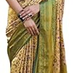 Veglari Women's Kanjivaram Soft Silk Banarasi Silk Kanchi Pattu Original Rajwadi Print Pure Jari Hand Weving Silk Saree With Blouses Piecs For Wedding-image-55