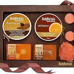 BodyHerbals Skin Lightening Gift Set for Women & Men - Bath & Body Care Hamper - Pampering Kit - Premium Packaging - Ideal Gift Box for All Occassions - Set of 6 pcs - Gift for Birthdays, Anniversary and Special Celebrations-11