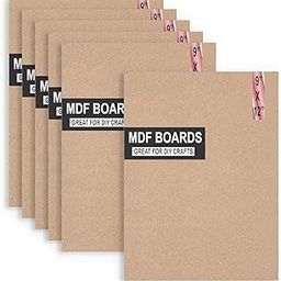 Vasu Art 9 X 12 Inch MDF Board for Art and Craft |6 Pcs | Wood Rectangle Sheets Cutout for DIY Craft-image-54