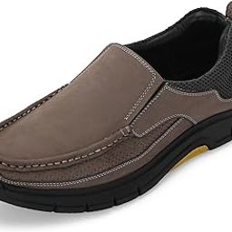 Loafer for Men | Lightweight & Comfortable | Stylish Leather Moccasin Slip-On with Cushioned Insole | Perfect for Casual Outfits & Everyday Comfort (4040)-image-30