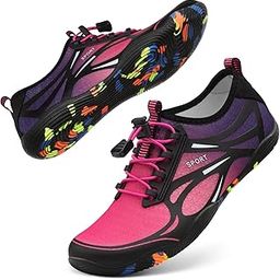 Water Shoes for Men Women River Shoes Adult Swim Beach Lake Pool Aqua Socks Barefoot Quick Dry for Hiking Surfing Kayaking Size-image-77