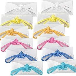 Pom Pom Sweethearts Triangle Nappy For Babies, Reusable, Washable Soft Muslin Cotton Nappy/Langot for New Born Baby | Gentle on Baby Skin | Helps in Potty Training | 0-1 months | Pack of 12 | WCP-21