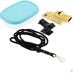 THE STYLE SUTRA® 2PCs Pealess Sport Coaches Whistle for Football Soccer Safety Referee Gold | Sporting Goods | Outdoor Sports | Camping & Hiking | Emergency Gear | Safety Whistles-image-51