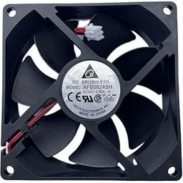 Lighting Hub Delta AFB0924SH Axial Fan 24V-0.50A DC Brushless Air Cooling Fan 4800 RPM 92 * 92 * 25mm 2Wire-30