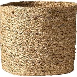 Heu Premium Large Jute Rope Oval Laundry Hamper - Tall Woven Jute Storage Basket For Dirty Clothes, Blankets, Toys & More - 6 Inch, Pack Of 1-picture-18