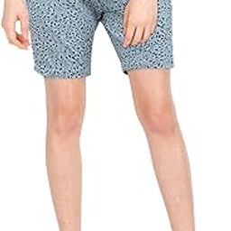 lyra Pure Cotton Printed Night Shorts for Women-picture-1