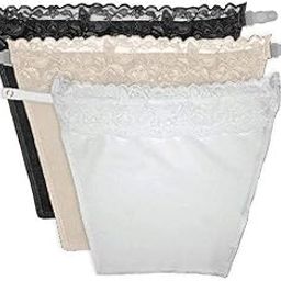 Sensual Lady Women's Cotton Clip-on Mock Lace Camisole Cami Secret (Black, White, Skin | Free Size)- Set of 3-picture-18
