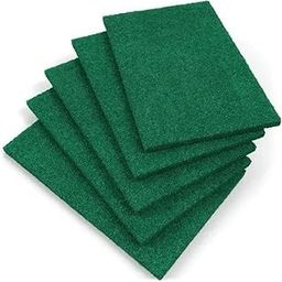 Magic Providers Multipurpose Heavy Duty Nylon Green Scrub Brite Pad – Pack of 6 | Long Lasting Stain Removal Scratch Proof Kitchen Utensil Scrubber for Pantry | Dish Washing | Bathroom Floor Cleaning-image-4