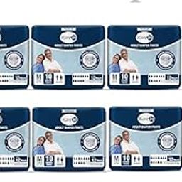 KareIn Premium Adult Diaper Pants, Medium 75-100 Cm (30"- 40"), Unisex, Leakproof, Elastic Waist, Wetness Indicator, 80 Count (Pack of 8)-image-68