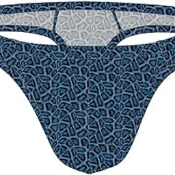 Men's Thong Low Rise Sexy Printed G-String Thong Bikini G-String Sexy Lingerie Panties Briefs L1322-image-7