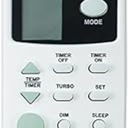 7SEVEN® Compatible for Whirlpool Neocool 3S Copr Series Ac Remote 1 1.5 Ton Split Air Conditioner Only 2020 Year Model 210 and Match Key by Key Functionality of Existing Remotes for Compatibility-0