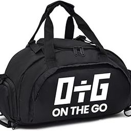 40L Water-Resistant Gym Duffel Bag for Men & Women (Black) | Convertible Travel Briefcase, Backpack with Shoe Compartment & Front Pocket Access | 3-in-1 Versatile Travel Backpack-image-77
