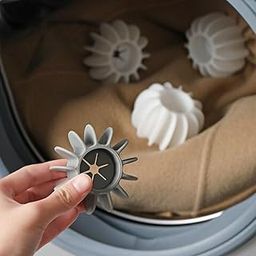 Finzatik 10 pcs reusable washing machine winding laundry anti-tangle balls, Washer Balls Reusable Laundry Balls, Laundry Washing Machine Ball for Clothes, Dryer Ball for Washing Machine-image-64