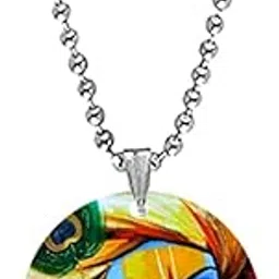 afh Lord Krishna Nazar Protection Religious Pendent for Men and Women-picture-24