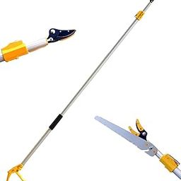 Hectare long reach Aluminum Telescopic long reach 10 feet Cut and hold pruner and fruit harvestor with Saw-picture-27