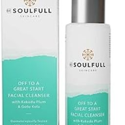 BE SOULFULL Facial Cleanser with Kakadu Plum & Gotu Kola Cleansing Gel, Soap-Free Daily Face Wash For Gentle Cleansing With Licorice Root, Remove Impurities, Moisturizes & Improves Skin Texture, 100ml-image-26