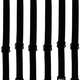 Bra strap holders for slipping, Racerback Converters, stay put strap holder, bra strap clips for the back (BLACK, PACK OF 6)-image-98