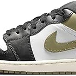 Men Air Jordan 1 Low Shoes, Green, 8 UK-image-14