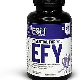 FGN EFY Multivitamin & Multimineral Supplement for Men & Women | Immunity Booster with Vitamin C, D3, Zinc | Biotin, B12, Calcium, Magnesium for Energy, Bone & Brain Health | 1 Tablet Daily – 60 tablet-image-10