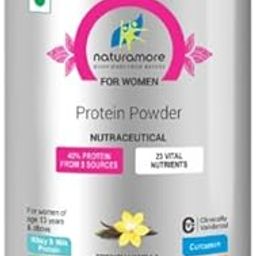 Netsurf Naturamore Protein for Women – Nutritional Supplement with Soy Protein, Essential Vitamins & Minerals – Supports Hormonal Balance, Bone Health & Energy – 400g – French Vanilla Flavour-image-28