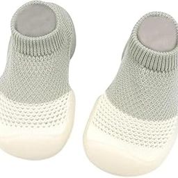 Baby First Walking Shoes Floor Socks Plain Cotton Lightweight Soft Sole Non Toxic Silicon Grip Skin Friendly Fabric Casual Anti Slippery Shoes for Party, Indoor Use for Toddler Infant Boys Girls-image-51