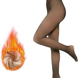 Lined Tights Women's Leggings Thermal Tights Translucent Tights Opaque High Waist Winter Warm Sheer Tight-image-95