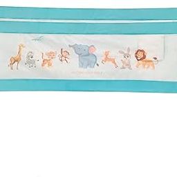 Xyronis Alloy Steel Bed Rail Guard for Baby/Kids Safety, Portable & Foldable, Baby Safety Essential, Adjustable Height, fits All Bed Sizes (Pink - Without Print) (Green, Pack of 2)-image-56
