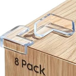 Clear Corner Guards for Furniture, Baby Safety Edge Protectors, Transparent Table Corner Bumpers (8)-image-66