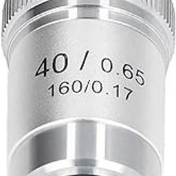 Achromatic Microscope Objective 40X Magnification Lens Biological Microscope Lens Replacement 20.2mm Interface Standard RMS-26