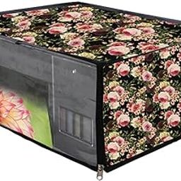 JMT Printer Cover Suitable for Brother DCP-T220 Ink Tank Printer(Black Color Rose Print)-image-30