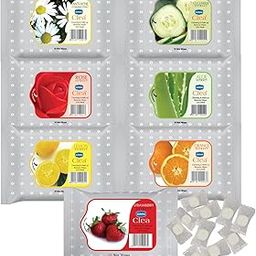 Ginni Magic Coin tissues (50 Pcs) | Clea Mix Fragrance Makeup Remover Cleansing Wipes (Pack of 7, 10 Wipes/Pack)-12