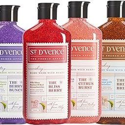 ST. D'VENCE Shut the Soap Up Body Wash Shower Gel for Women & Men | Tan Removal Salicylic Acid Body Wash for Summer Combo | Paraben & Sulphate Free - (300 ml x 4)-image-8
