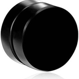 Sorella'Z Black Metal Round Barbell Magnetic Non -Piercing One Pair Stud Earrings For Men-image-28