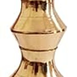 MAASHIV TRENDZ ® Brass Glossy Finish Kubera Panai/Lakshmi Kubera Pot/Lakshmi Kubera Panai/Kubera Pot/Lakahmi Kuberar Pot/Kubera Pot Set 5 Pieces. Premium Adukku Panai Size 18cm HT.-image-3