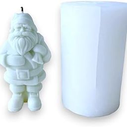 AAQ 3D Santa Candle Silicone Mold DIY Handmade Soap Craft Resin Clay Chocolate Mold Christmas Decorating Tool-image-59