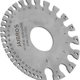 Jaibros American Wire Gauge Inch size stainless steel white pack of 1-picture-22