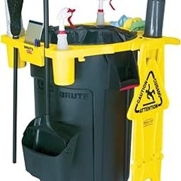 Rubbermaid FG9W8700YEL BRUTE Rim Caddy Yellow, 32.82" x 2.881" x 2.881"-image-50