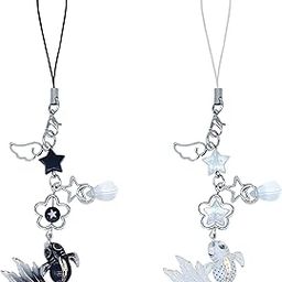 YDEROD Aesthetic Phone Charm Star Goldfish Cell Phone Charms Straps for Phone Case, Cute Y2K Fish Charm Keychains Accessories for Women Phone, Camera, and Bag-image-39