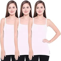 bodycare Women's Pack Of 3 Long Length Skinny Fit Camisole E42-picture-40